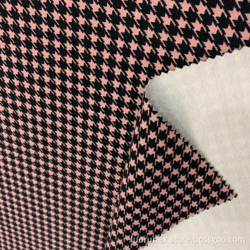 Hound Tooth Check Printing Fabric